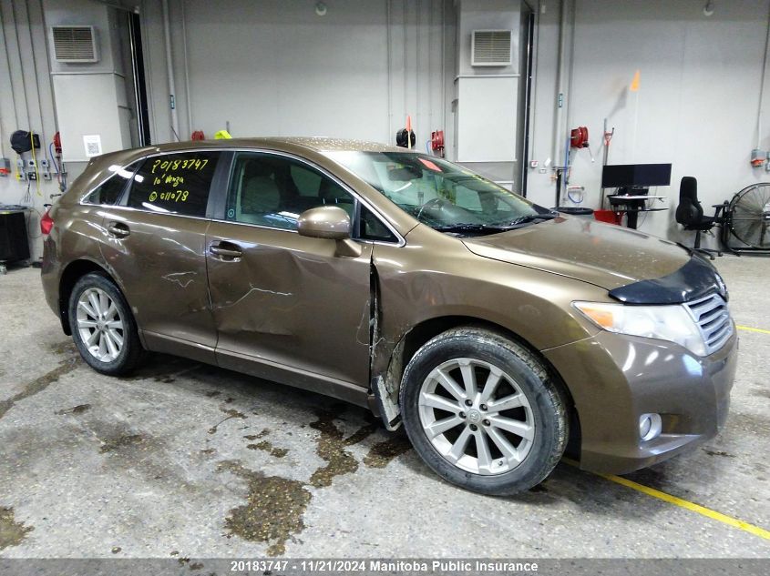 2010 Toyota Venza VIN: 4T3BA3BB9AU011078 Lot: 20183747