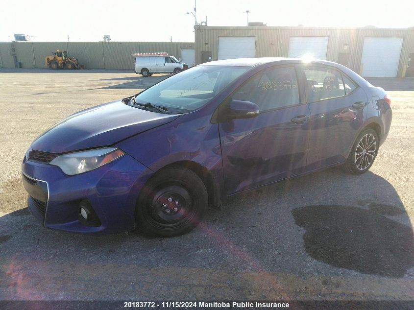 2015 Toyota Corolla S VIN: 2T1BURHEXFC229379 Lot: 20183772