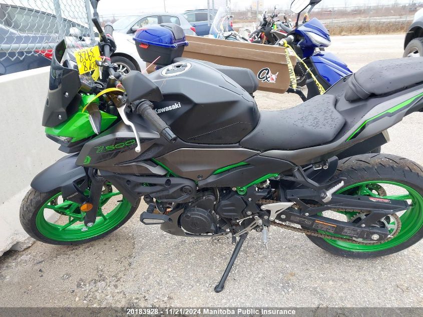 2024 Kawasaki Z500 Abs Se VIN: ML5ERGF15RDA02981 Lot: 20183928