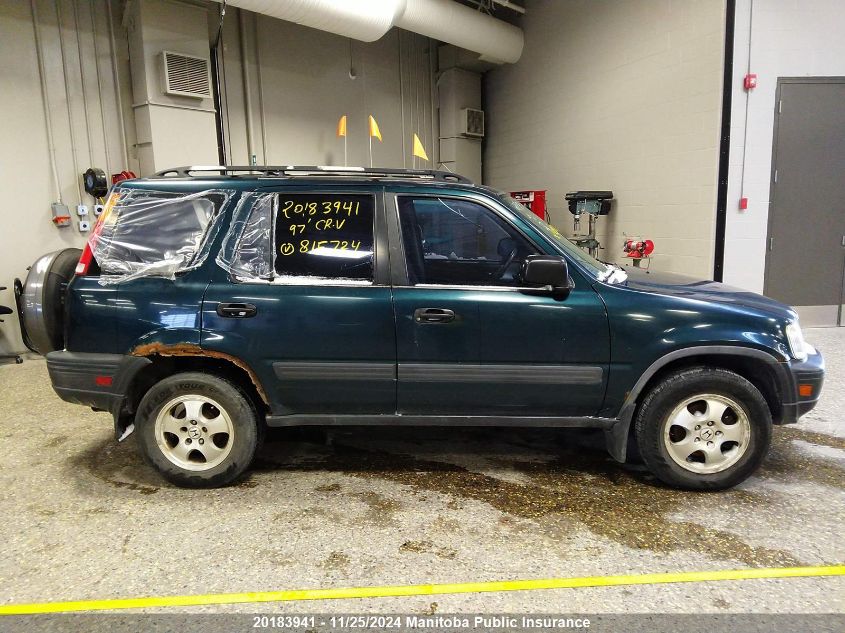 1997 Honda Cr-V VIN: JHLRD1853VC815724 Lot: 20183941