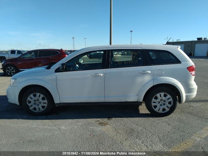 2014 Dodge Journey Se VIN: 3C4PDCAB7ET302917 Lot: 20183942