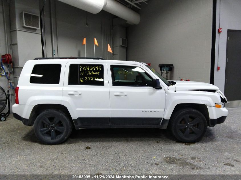 2015 Jeep Patriot North VIN: 1C4NJRAB4FD272303 Lot: 20183995