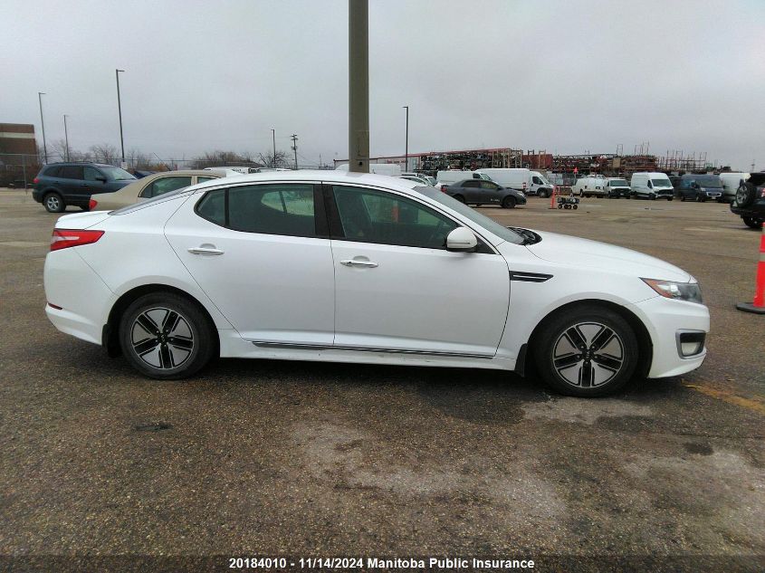 2013 Kia Optima Hybrid VIN: KNAGM4AD5D5049888 Lot: 20184010