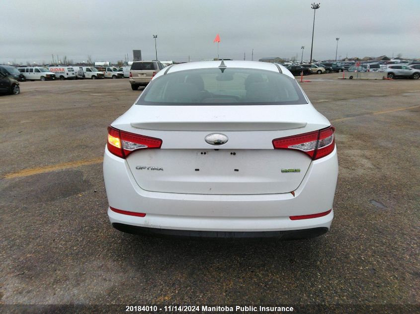 2013 Kia Optima Hybrid VIN: KNAGM4AD5D5049888 Lot: 20184010