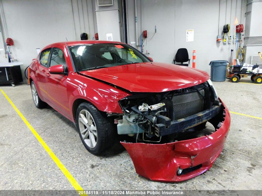 2012 Dodge Avenger Sxt VIN: 1C3CDZCB4CN224144 Lot: 20184119