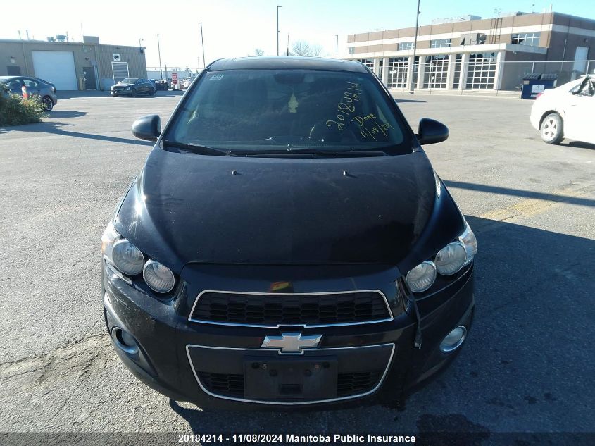 2012 Chevrolet Sonic Lt VIN: 1G1JC6EH5C4130522 Lot: 20184214