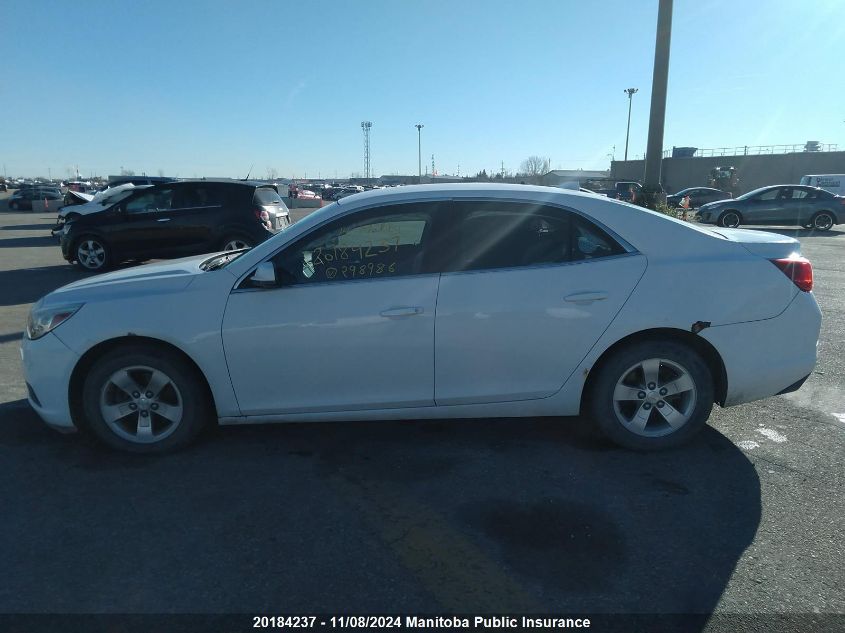 2014 Chevrolet Malibu Lt VIN: 1G11C5SL6EF298986 Lot: 20184237