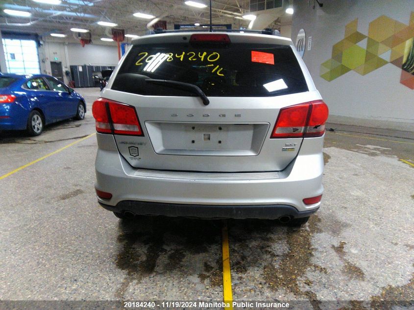 2013 Dodge Journey Sxt VIN: 3C4PDCCG8DT500784 Lot: 20184240