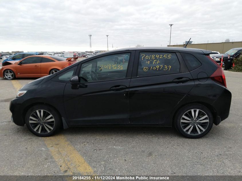 2015 Honda Fit Ex VIN: 3HGGK5H87FM109739 Lot: 20184255