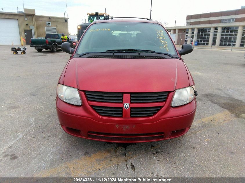 2007 Dodge Grand Caravan VIN: 1D4GP24R07B116363 Lot: 20184326