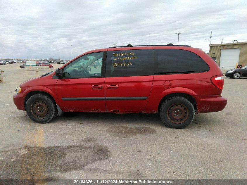 2007 Dodge Grand Caravan VIN: 1D4GP24R07B116363 Lot: 20184326