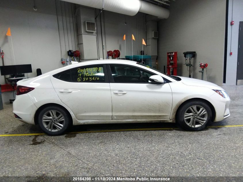 2019 Hyundai Elantra Preferred VIN: KMHD84LF8KU823610 Lot: 20184398