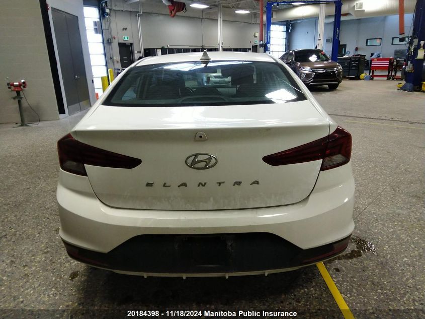 2019 Hyundai Elantra Preferred VIN: KMHD84LF8KU823610 Lot: 20184398