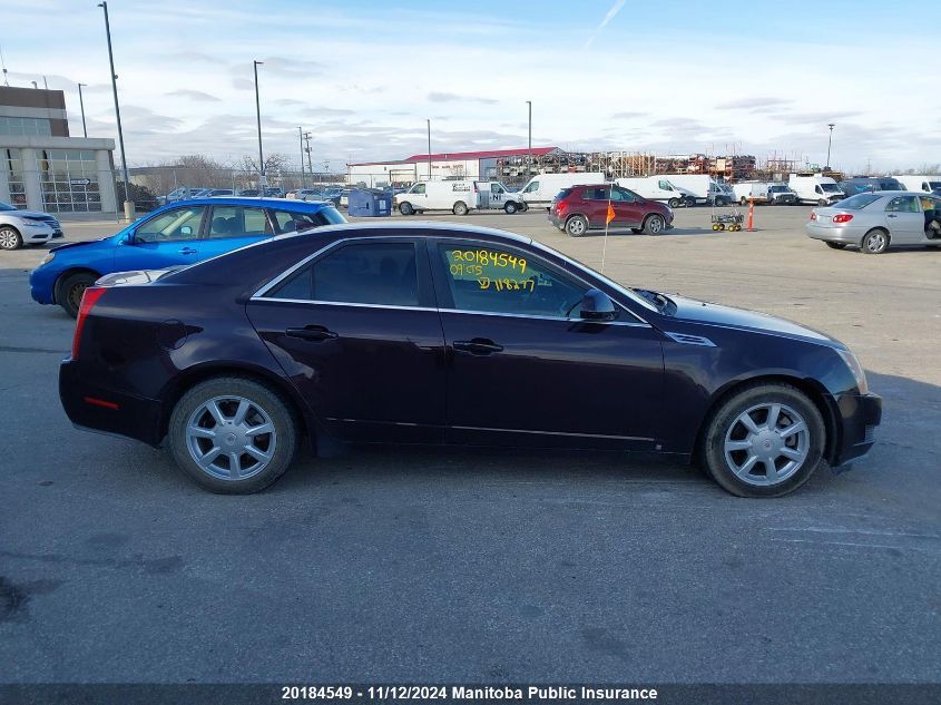 2009 Cadillac Cts 3.6L VIN: 1G6DG577X90118277 Lot: 20184549