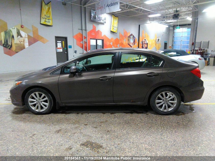 2012 Honda Civic Ex-L VIN: 2HGFB2F91CH004114 Lot: 20184561