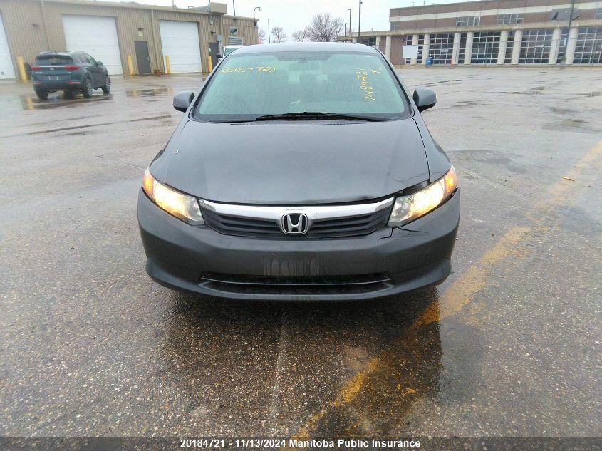 2012 Honda Civic Lx VIN: 2HGFB2F49CH111383 Lot: 20184721