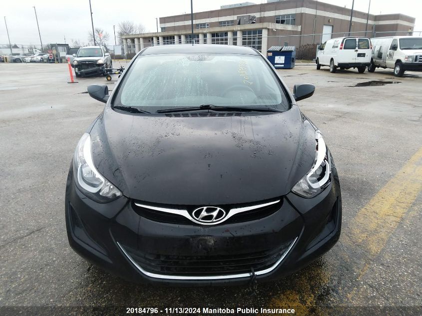 2015 Hyundai Elantra Gl VIN: 5NPDH4AE5FH601959 Lot: 20184796