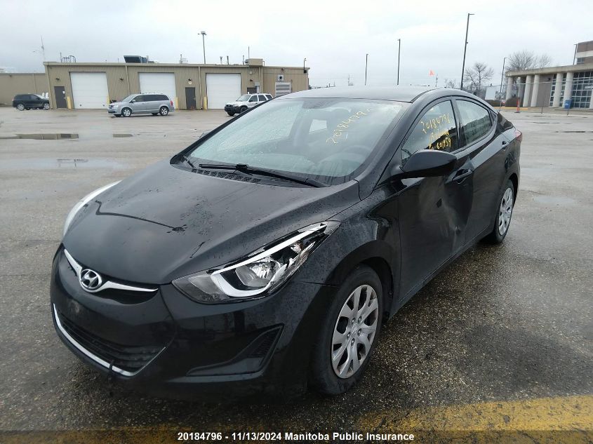 2015 Hyundai Elantra Gl VIN: 5NPDH4AE5FH601959 Lot: 20184796