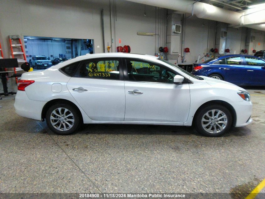 2018 Nissan Sentra 1.8 Sv VIN: 3N1AB7AP2JY247338 Lot: 20184908