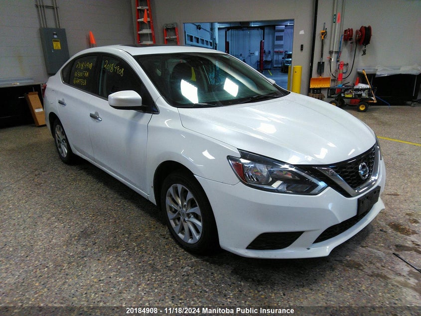 Vin: 3n1ab7ap2jy247338, lot: 10193896, nissan sentra 1.8 sv 20181