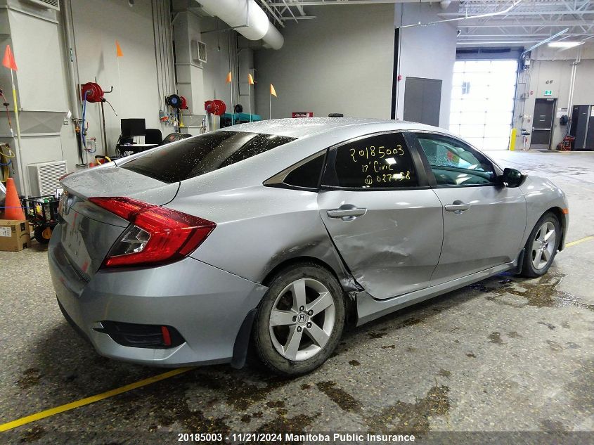 2017 Honda Civic Lx VIN: 2HGFC2F54HH027758 Lot: 20185003