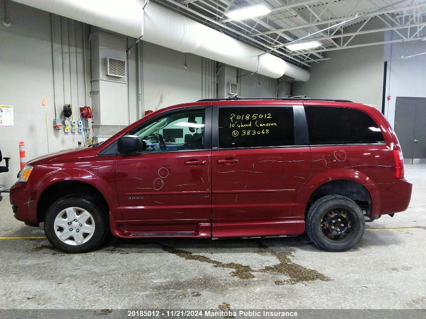 2010 Dodge Grand Caravan Se VIN: 2D4RN4DE6AR383068 Lot: 20185012