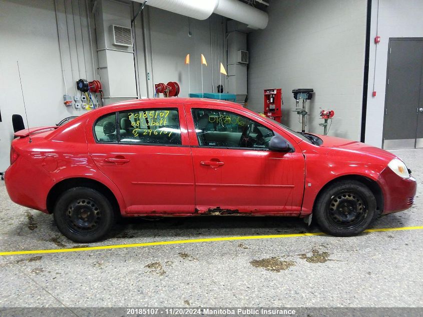 2008 Chevrolet Cobalt Ls VIN: 1G1AJ55F787296707 Lot: 20185107