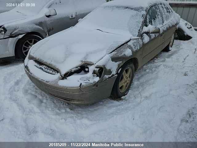 2002 Ford Taurus Se VIN: 1FAHP56SX2G255985 Lot: 20185209