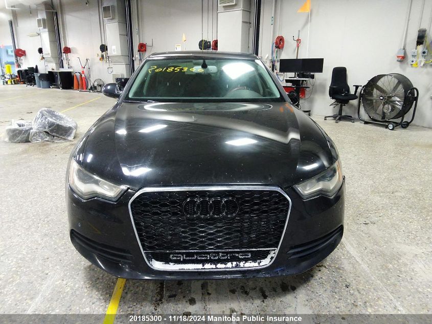 2012 Audi A6 3.0T Quattro VIN: WAUFGCFCXCN049199 Lot: 20185300