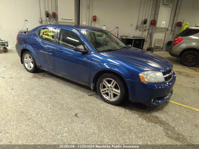 2010 Dodge Avenger Sxt VIN: 1B3CC5FB6AN125598 Lot: 20185309