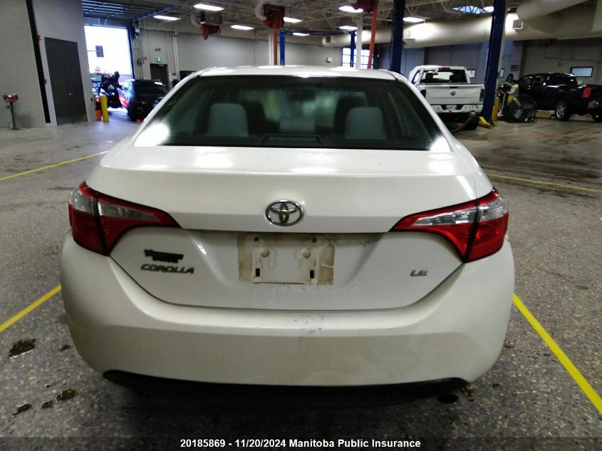 2015 Toyota Corolla Ce VIN: 2T1BURHE7FC264123 Lot: 20185869