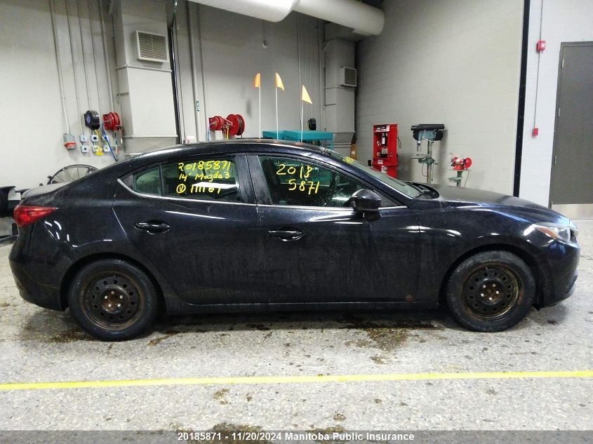 2014 Mazda Mazda3 Gs Sky VIN: 3MZBM1V79EM111169 Lot: 20185871