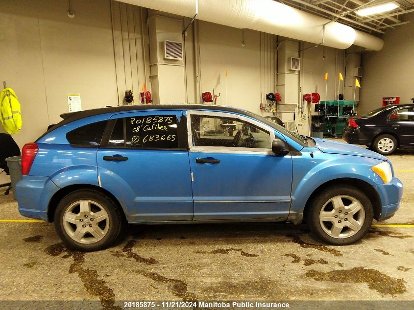 2008 Dodge Caliber Sxt VIN: 1B3HB48B18D683665 Lot: 20185875