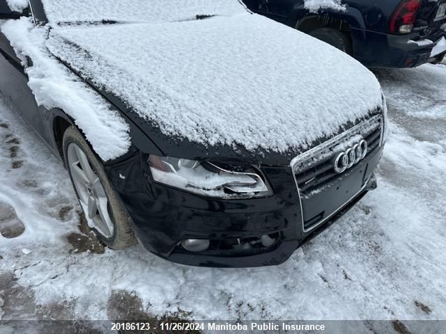 2011 Audi A4 2.0T Quattro VIN: WAUFFCFL4BN039611 Lot: 20186123