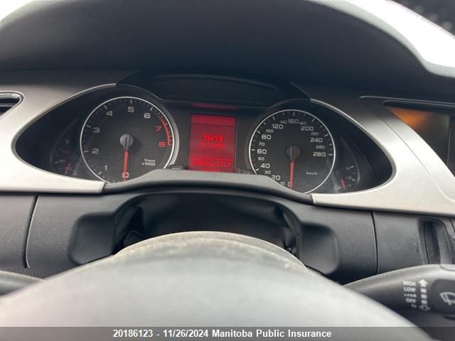 2011 Audi A4 2.0T Quattro VIN: WAUFFCFL4BN039611 Lot: 20186123