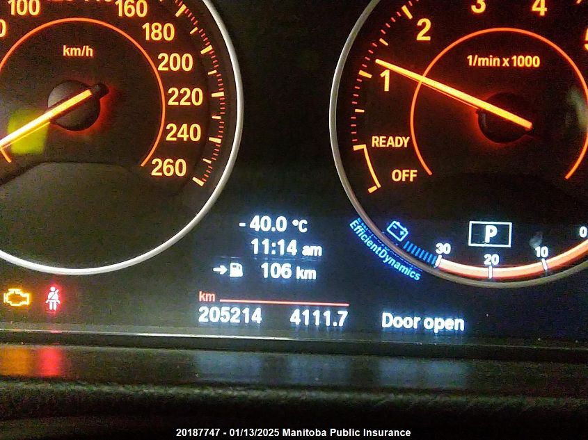 2013 BMW 328Xi VIN: WBA3B3C55DJ812309 Lot: 20187747