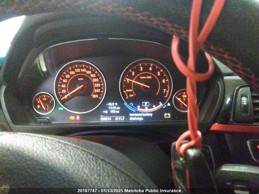 2013 BMW 328Xi VIN: WBA3B3C55DJ812309 Lot: 20187747