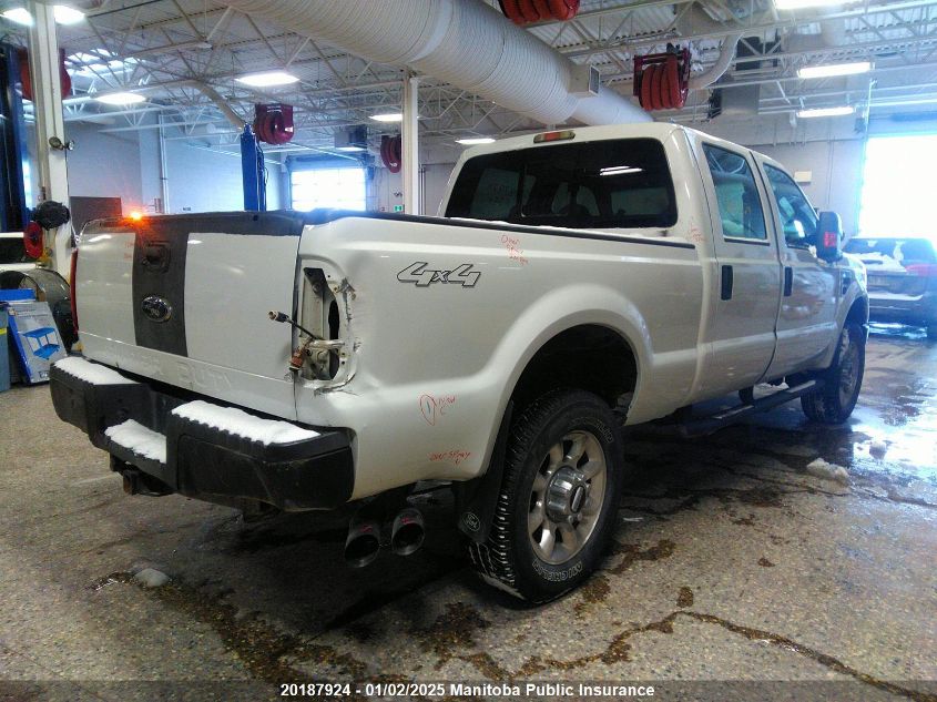 2008 Ford F350 Sd Xl Crew Cab VIN: 1FTWW31RX8ED43260 Lot: 20187924