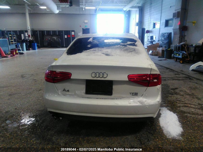 2014 Audi A4 2.0T Quattro VIN: WAUBFCFLXEN013064 Lot: 20189044