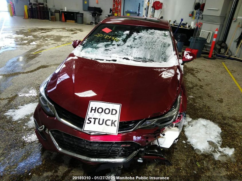 2018 Chevrolet Cruze Premier Turbo VIN: 1G1BF5SM2J7137057 Lot: 20189310