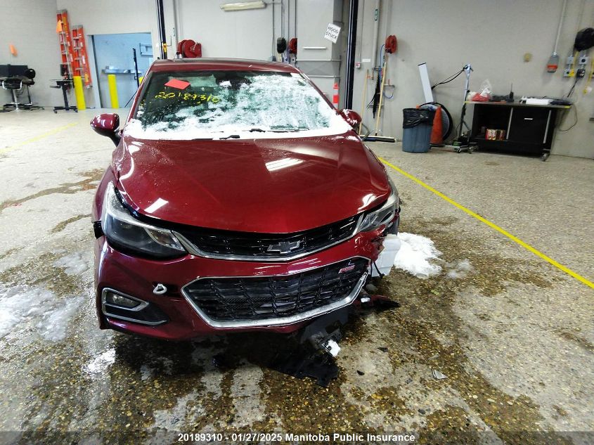 2018 Chevrolet Cruze Premier Turbo VIN: 1G1BF5SM2J7137057 Lot: 20189310