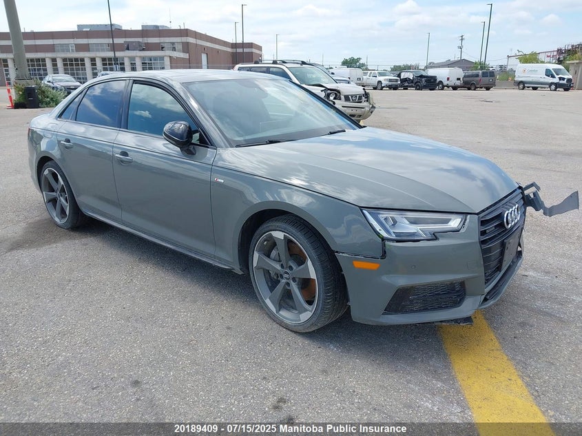 2018 Audi A4 2.0T Quattro VIN: WAUENAF43JA051413 Lot: 20189409