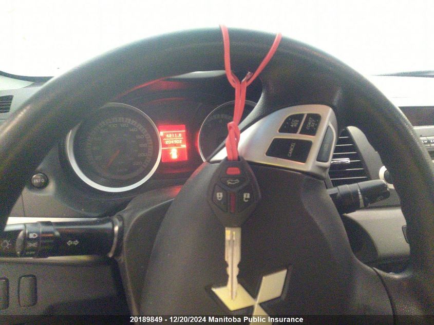 2008 Mitsubishi Lancer Es VIN: JA3AU26UX8U605449 Lot: 20189849