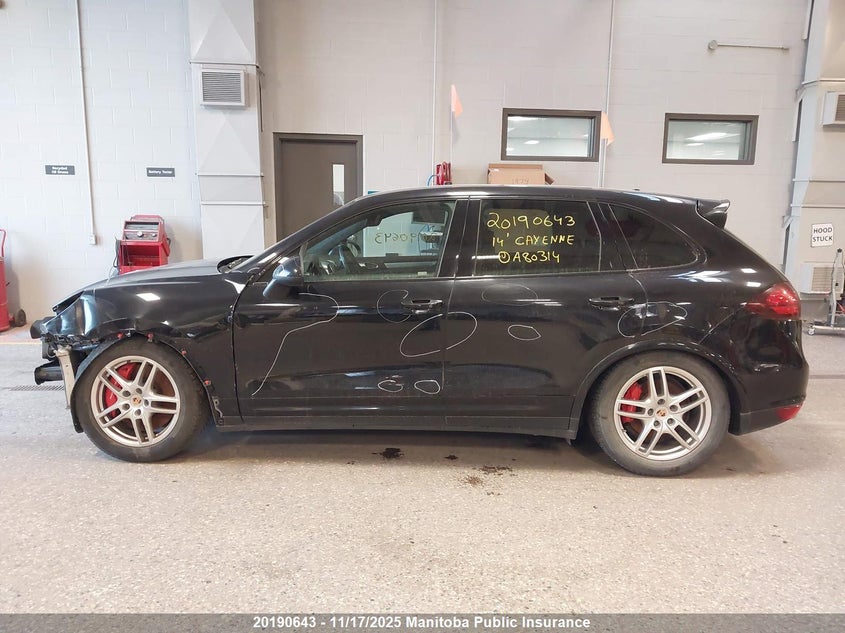 2014 Porsche Cayenne Turbo VIN: WP1AC2A29ELA80314 Lot: 20190643