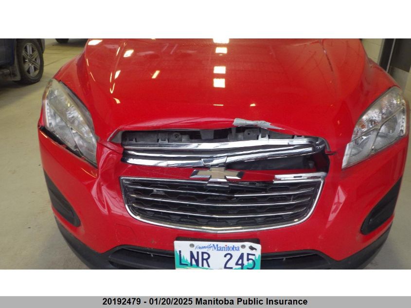 2016 Chevrolet Trax Lt VIN: 3GNCJPSB6GL224668 Lot: 20192479