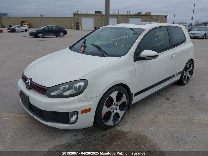 Vin: wvwev7aj7aw063487, lot: 10202882, volkswagen gti 2.0t 20102