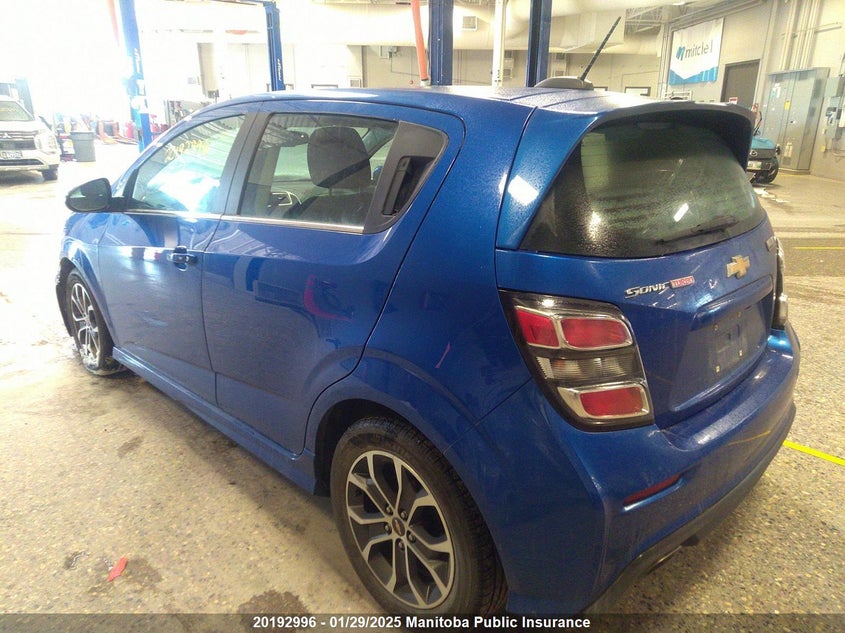 Vin: 1g1jd6sb8h4129224, lot: 10202981, chevrolet sonic lt 20173