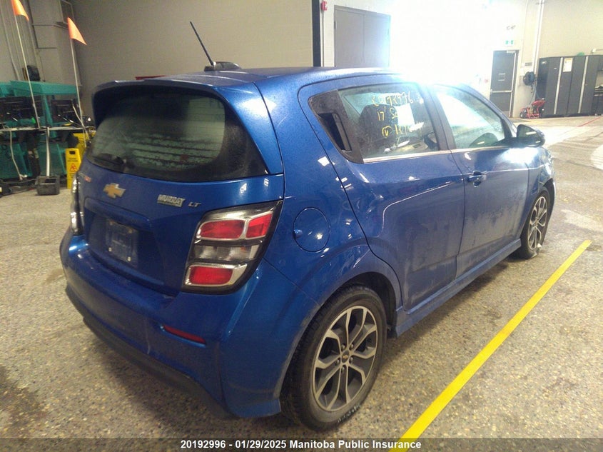Vin: 1g1jd6sb8h4129224, lot: 10202981, chevrolet sonic lt 20174