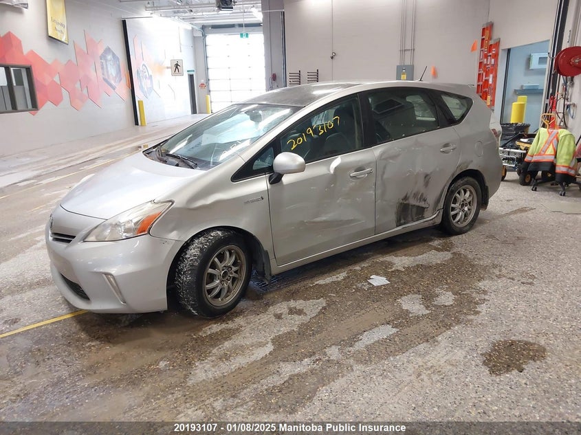 Vin: jtdzn3eu2c3048219, lot: 10203092, toyota prius v 20122