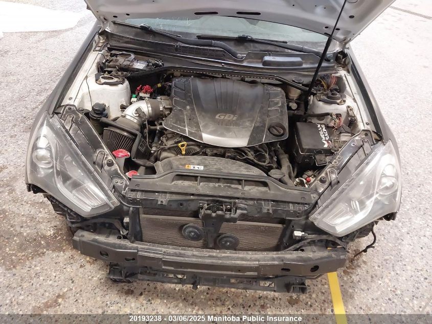 2016 Hyundai Genesis R-Spec V6 VIN: KMHHT6KJ5GU135511 Lot: 20193238